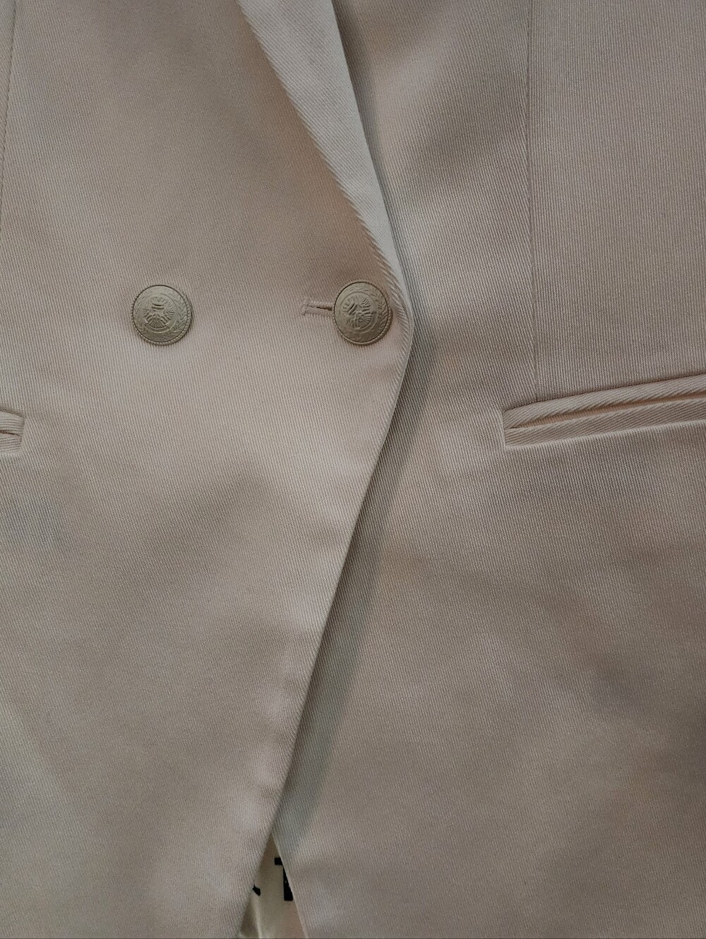 L'AGENCE NWOT COTTON TWILLOVERSIZED FIT BLAZER SIZE 4 - Picture 15 of 16